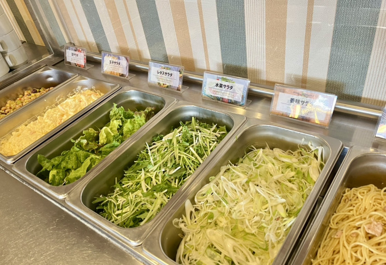 ランチは全てビュッフェバー付き!!