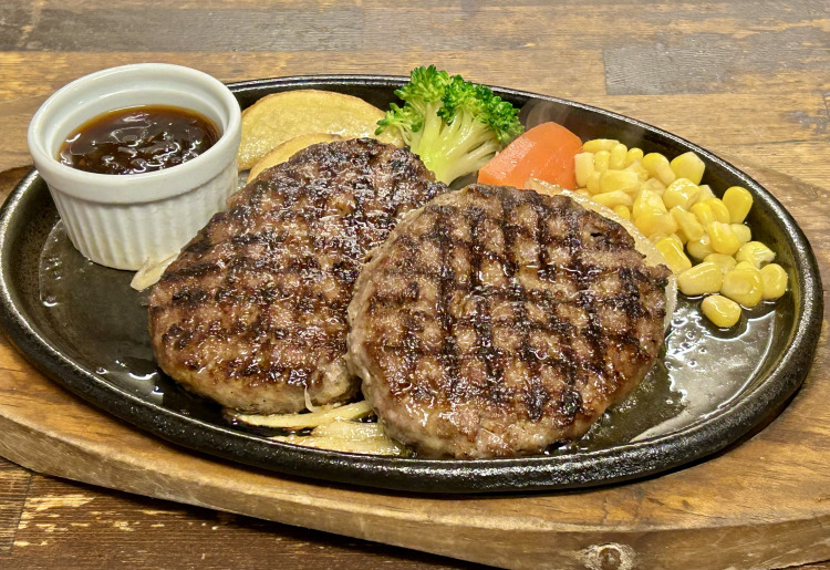 静岡牛ダブルハンバーグランチ