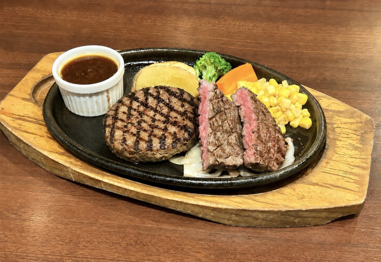 静岡牛ハンバーグ&赤身ステーキ
